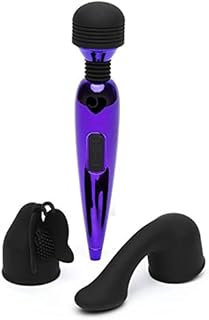 Lovehoney Purple Power Mini Massage Wand Vibrator Kit - Splash Proof and USB Rechargeable - 4 pcs