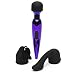 Lovehoney Purple Power Mini Massage Wand Vibrator Kit - Splash Proof and USB Rechargeable - 4 pcs