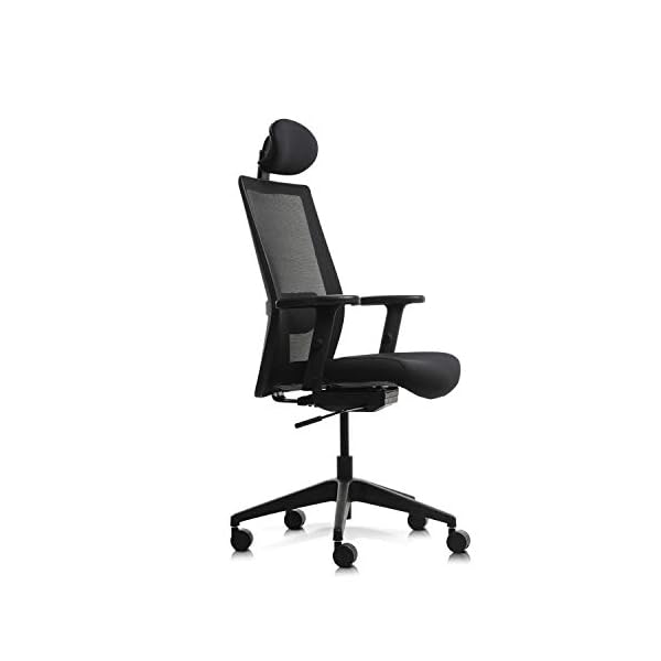 Wipro Furniture Adapt Fabric Ergonomic Office Chairs (Black