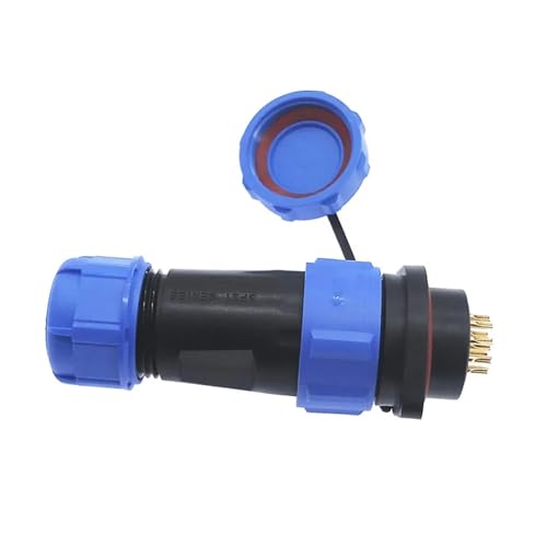 Conector SP21 3 pin de alta resistencia IP68 con brida roscada SP2110 3