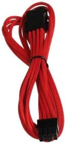 BitFenix Alchemy Multisleeve 45cm 8-Pin EPS Extension Cable - Red Sleeve/Black Connector (BFA-MSC-8EPS45RK-RP)