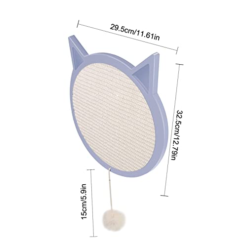 arranhador de gato aconchegante | almofada de arranhão de gato para montagem na parede, arranhador d