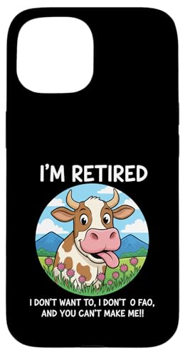 ���ނ����� I'm Done You Can't Make Me Funny Humor �X�}�z�P�[�X iPhone 15 �p