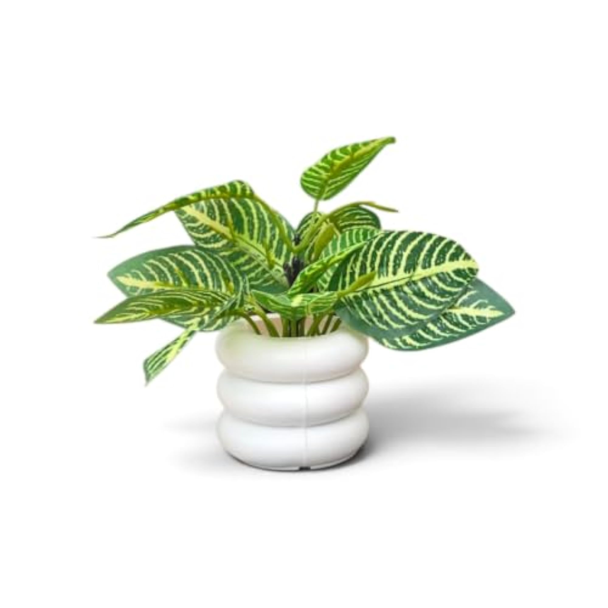 Artificial Plant with Pot, Detachable Leaves