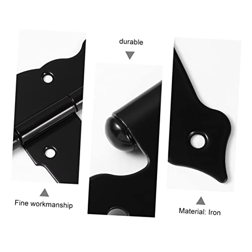 Generic 12 Peças Fechadura De Porta De Celeiro Com Dobradiça Fechadura Rústica Para Portas De Armári