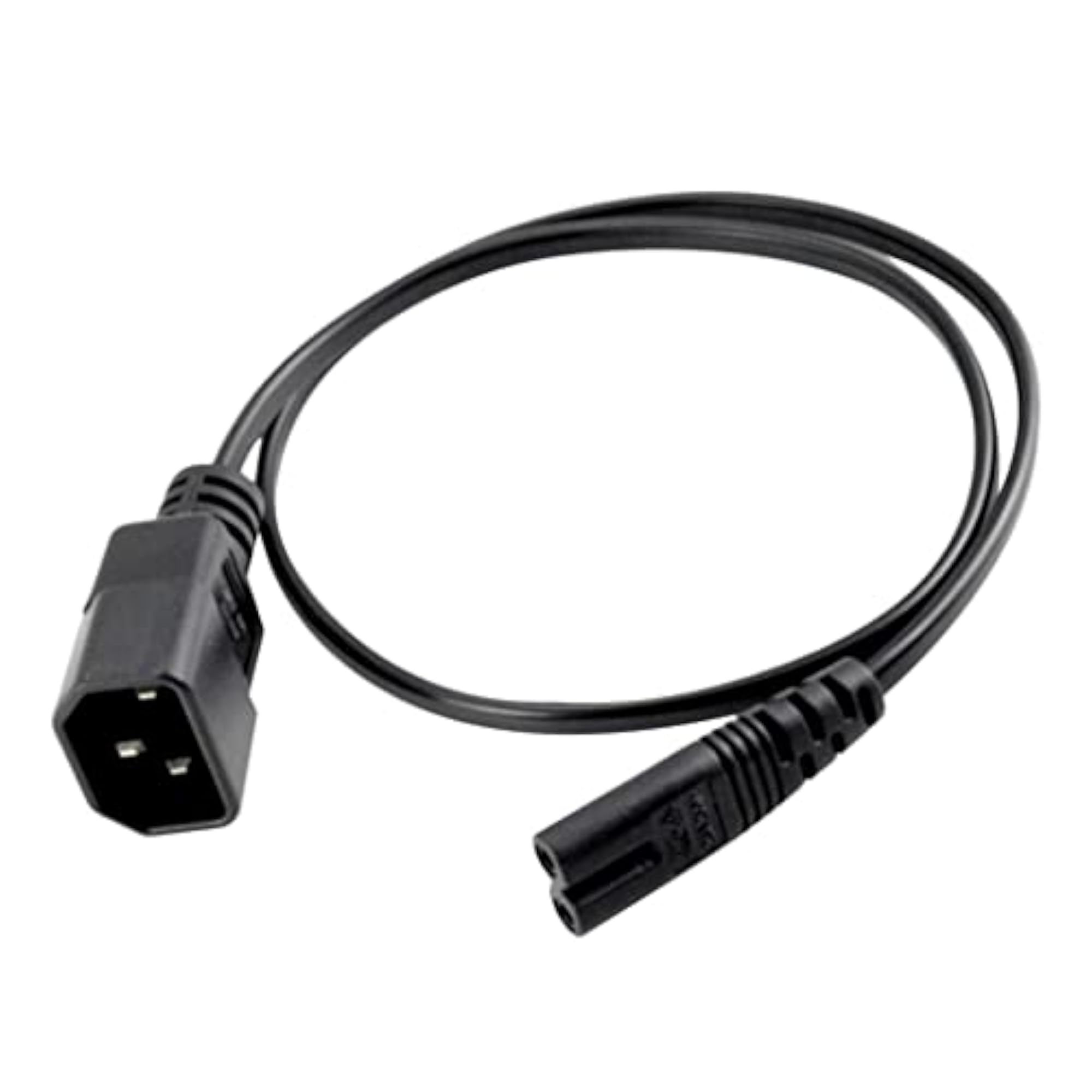 IEC 320 C14 to C7 AC Power Supply Cord