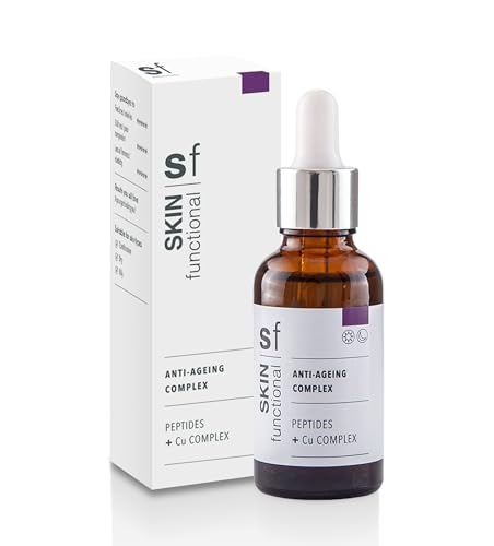 Skin Functional Anti-Ageing Complex Serum, Peptides + Cu Complex, Anti-Wrincle, for Firmness and Cell Renewal, 30 ml