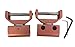 AJ Tack Swivel and Lock Stirrup Turner Copper Brown / 3