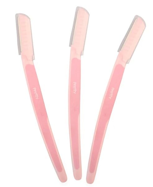 UNVELIS Reusable Face Razor for Women Facial Hair- 3 Razors | Instant & Painless Hair Removal | For Eyebrows, Upper Lip, Forehead, Peach Fuzz, Chin and Sideburns | Dermaplaning Tool Pack of 3 UNVELIS Reusable Face Razor for Women Facial Hair- 3 Razors | Instant & Painless Hair Removal | For Eyebrows, Upper Lip, Forehead, Peach Fuzz, Chin and Sideburns | Dermaplaning Tool Pack of 3