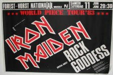 Poster rock Iron Maiden 1983 affiche géante de musique rétro 61x91cm