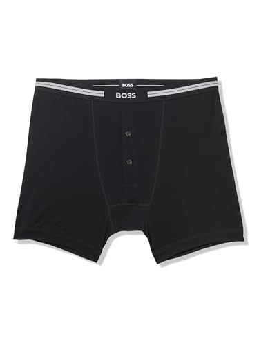 BOSS, Essential Cotton Trunk Underwear, outer space black, XXL