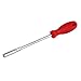 Oumefar Bit Driver Handle, Hex Socket Driver Nut Driver Strong Red Handle Sleeve Screwdriver Lengthened Bit Holder Screwdriver for Home Industry Gearwrench Screwdriver Set(5.5mm)