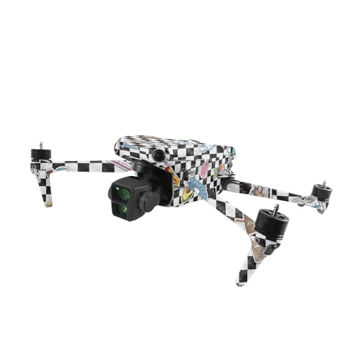 Image of MightySkins Carbon Fiber Skin Compatible with DJI Air 3 - VSCO7 | Protective, Durable Textured Carbon Fiber Finish | Easy to Apply, Remove, and Change Styles