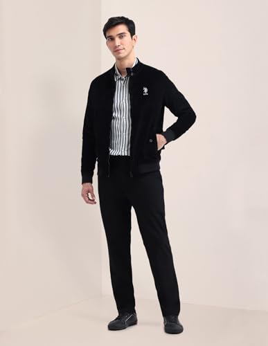Image of U.S. Polo Assn. Mock neck regular fit jacket USJCK558