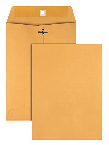 Enveloppes kraft 7.5x10.5 Quality Park lot de 100 avec fermoir gommé