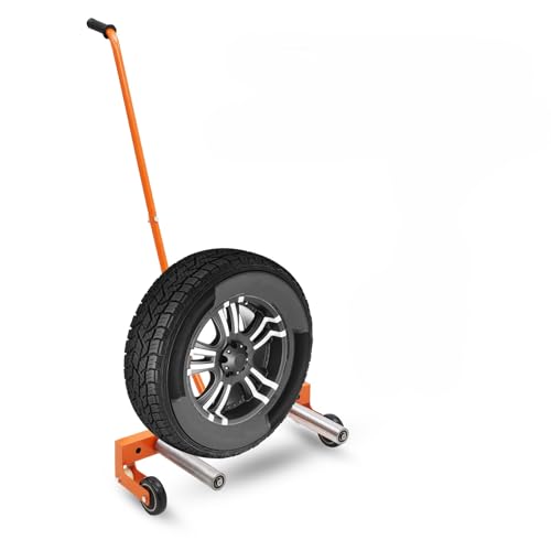 GarveeHome Tire Dolly 350 LBS Tire Lifting Tool Dolly Truck with 360 Rotatable Wheels Moving Tool for Workshop Cart Wheel Lift for Truck Car Vehicle