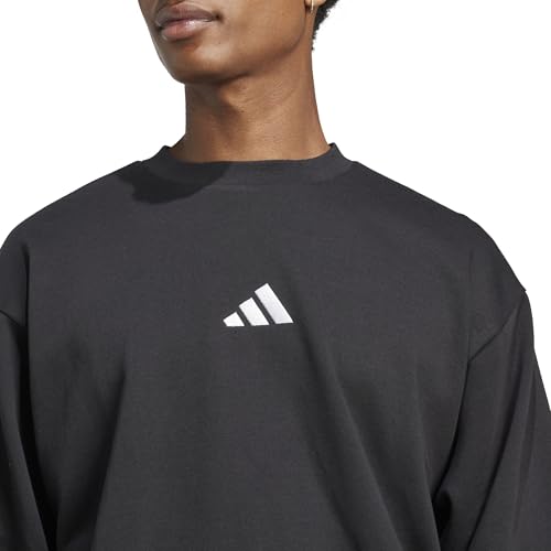 Image of adidas Mens Cotton M Feelcozy Swt Crew Neck Sweatshirt