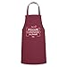 Spreadshirt® Meilleure Cuisinière Du Monde Tablier, bordeaux