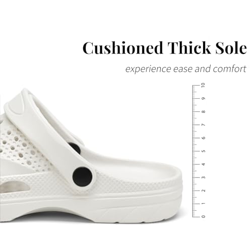 Image of SOSOWHLTE Men's Women's Arch Support Clogs,Unisex Garden Shoes Comfortable Slip-on Outdoor Sandals Slippers for Beach Casual