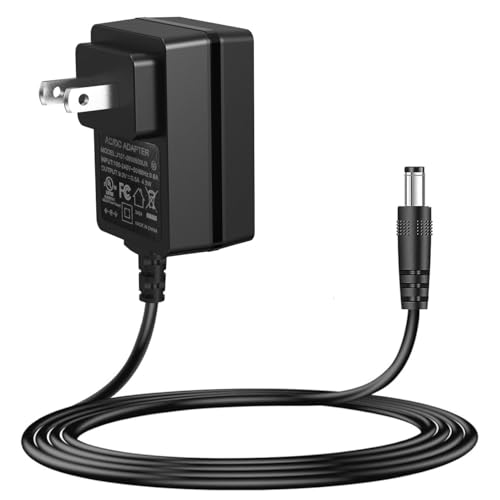 JOYO DC 9V 500mA Guitar Pedal Power Supply Adapter AC Wall Charger Adapter One Spot 5.5mmX2.1mm Compatible for Most Effect Pedals (Tip Negative)