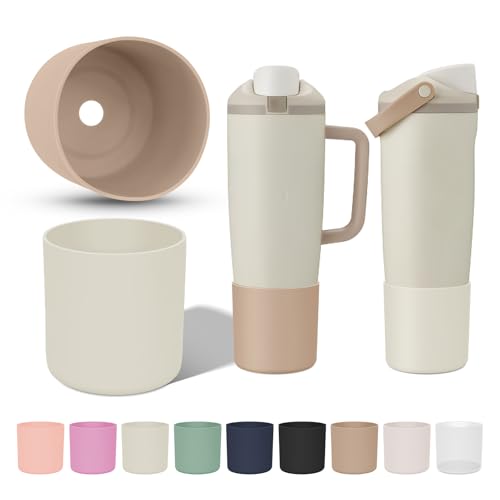 KGULQ 2Pcs Higher Boot Compatible with Owala Freesip Sway 30oz & 40oz, Tall Anti-Slip Prevents Scratches Protective Sleeve for Sway Water Bottle & Tumbler