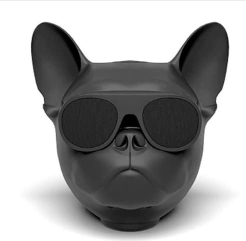Front view of the FOSA Bulldog Bluetooth Speaker, showing the speaker grilles behind the sunglasses design.