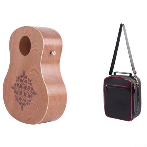 Richvibe Travel Cajon mit Gitarrenform und Tasche