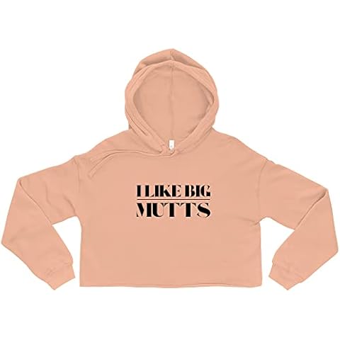 Dog Mom Sweatshirt, I Like Big Mutts | Dog Mom Hoodie | Dog Sweatshirts for Humans, Dog Mom Hoodies for Women Peach Cover