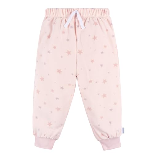 Gerber Baby Girls' 2-Piece Fleece Pajamas Pants Set3