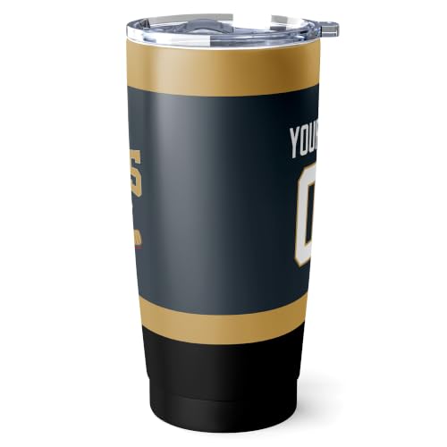 Image of ANTKING Vegas Tumbler 20oz Custom Name Number Travel Mug Gifts | Stainless Steel Insulated Coffee Cup for Men Women