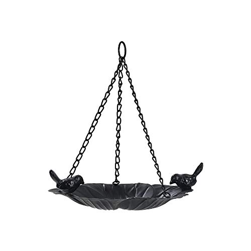 Jemeni Hanging Bird Feeder Tray Outside, Seed Flat Tray Plate