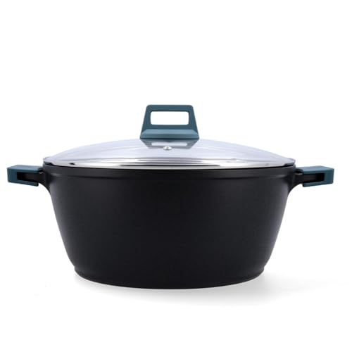 Quid Casseruola in alluminio pressofuso 32 cm - 9,2 l alluminio adatto vetroceramica adatto induzione 2 strati antiaderenti