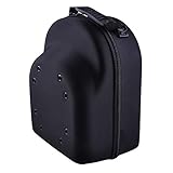 Hat Carry Case, Baseball Cap Case, Hat Organizer Bag Box Storage for Baseball Cap, Hat Travel Case, Caps Carrier Ball Caps Holder for 6 Caps, Travel Hat Display Carrier Bag Black