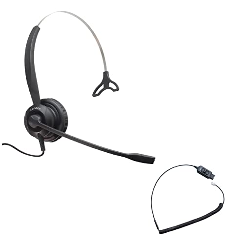 Avaya Compatible Headset Xs 820 W/Mute - Avaya Ip Phones: J139, J169, J179, 1608, 1616, 9601, 9608, 9610, 9611, 9611G, 9620, 9620C, 9620L, 9621, 9630, 9640, 9640G, 9641, 9650, 9650C, 9670 #TOP30