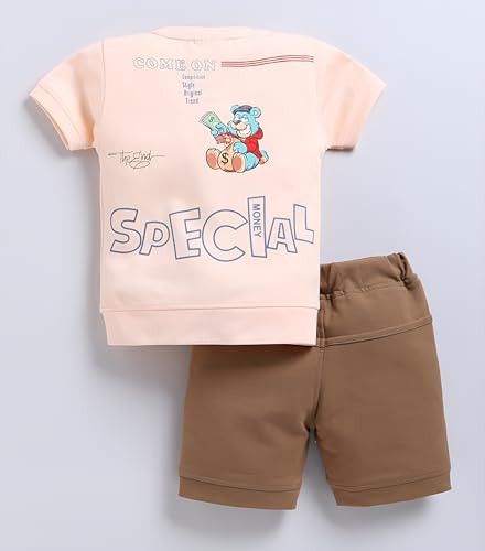 Image of Tonyport Boys Printed T-Shirt & Shorts