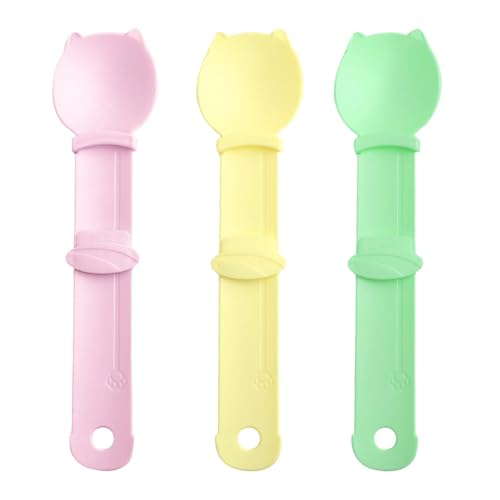 Mangeoire à bande pour chat – Cuillère à friandises pour chat | Mangeoire interactive pour chat, cuillère à friandises pour chats, accessoires de...