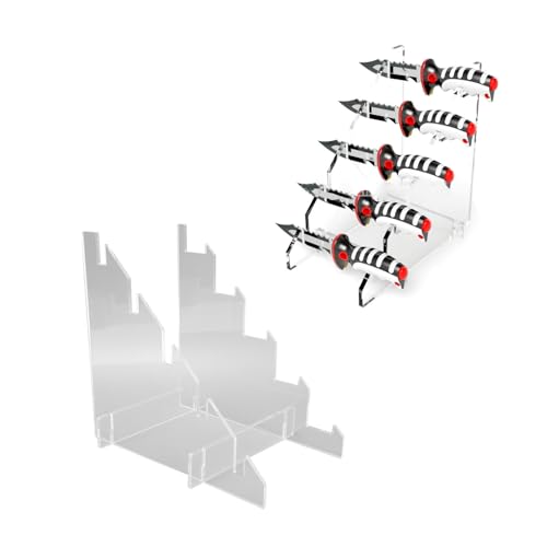 Acrylic Knife Stand for Holder Display Stand Camping Fighting Knife for Hunter Knife for Transparent Magnetic Knife Strips