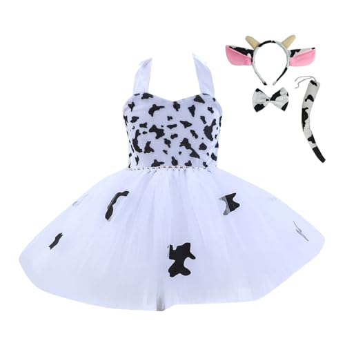 Girls Toddler Clothes Party Cartoon Dogs Cosplay Dress Accessory Outfit Set Girls Long Sleeve Holiday Dresses