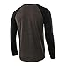 Mens Henley Long Sleeve Raglan T-Shirt Fashion Button Cotton Fall Shirt Casual Lightweight Crew Neck Shirts (Small,Brown 2)