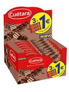 Gaufrettes croustillantes au cacao et texture légère boîte de 51 portions