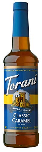 Torani Sugar Free Syrup, Classic Caramel, 25.4 Ounces