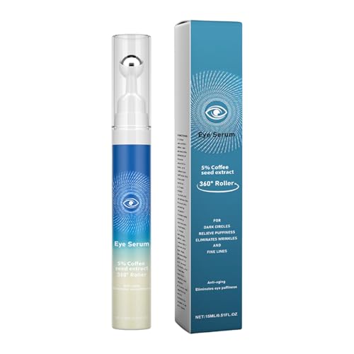 5% Ca-Ffeine Eye Se-rum, Crema Para Reafirmar Oculares, Tratamiento Con Arrugas EY-E 1.8x15.5cm/0.71x6.1 Pulgadas Reduce La Hinchazón/fórmula Hidratante Y Nutritiva Para Ocasiones Especiales Como Cita