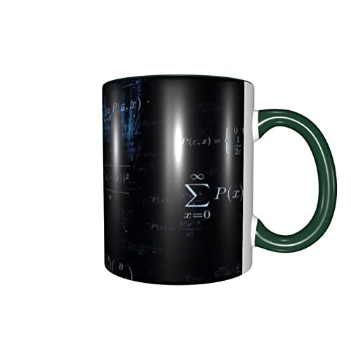 ZHONGHAO Taza, Tazas de café de cerámica de la ecuación matemática, tazas de la manera-11 oz/330 ml - Imagen 3
