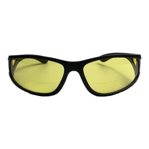 Invisible Bifocal Sports Wrap Around Yellow Lens Night Vision Driving 100% UVA UVB Men Women3