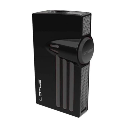 Encendedor Lotus L52 Orion Negro Mate y Rojo miniatura 4