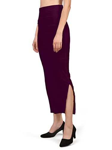 Image of Mehrang Stretchable Saree Shapewear Petticoat for Women, Cotton Blended,Petticoat,Skirts for Women,Shape Wear Dress for Saree