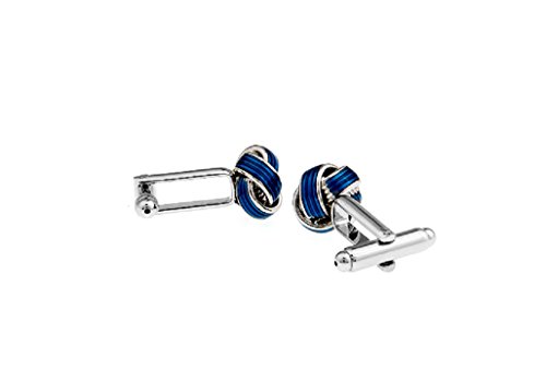 Juego de Mancuernillas Blue Knot para Hombre MRCUFF miniatura 3