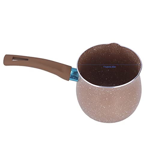 Melkpan, Mini Koffiepot Duurzaam Eco-vriendelijk Rookloos Compact voor Keuken(bruin) - Image 8