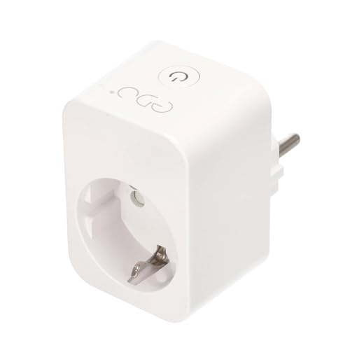 EDO, WiFi Schuko-Steckdose mit Tuya Energiemonitor, 16A 3680W, Smarte Steckdose, Fernbedienung mit App Tuya, smart steckdosen, EDO777486 EDO Solutions