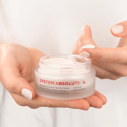 ANNEMARIE BÖRLIND - SYSTEM ABSOLUTE Regenerating Night Cream - Anti Wrinkle Moisturizer with Aloe, Algae and Meadowfoam Extracts - Nourishes, Tones, and Hydrates - 1.69 Fl. Oz